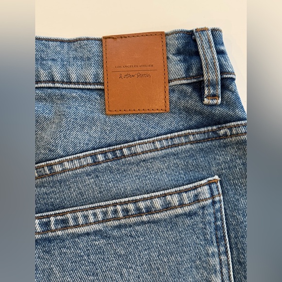 & Other Stories High Waist Slim Fit Denim Jean Mid Blue Size 28 $119 - Picture 3 of 12